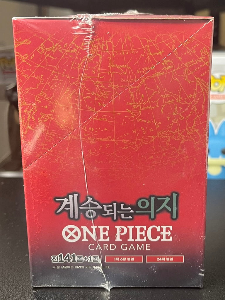 One Piece OPK-13 Carrying on His Will Booster Box Korean