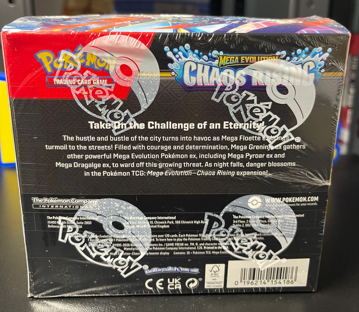 Pokemon Chaos Rising Booster Box ME04