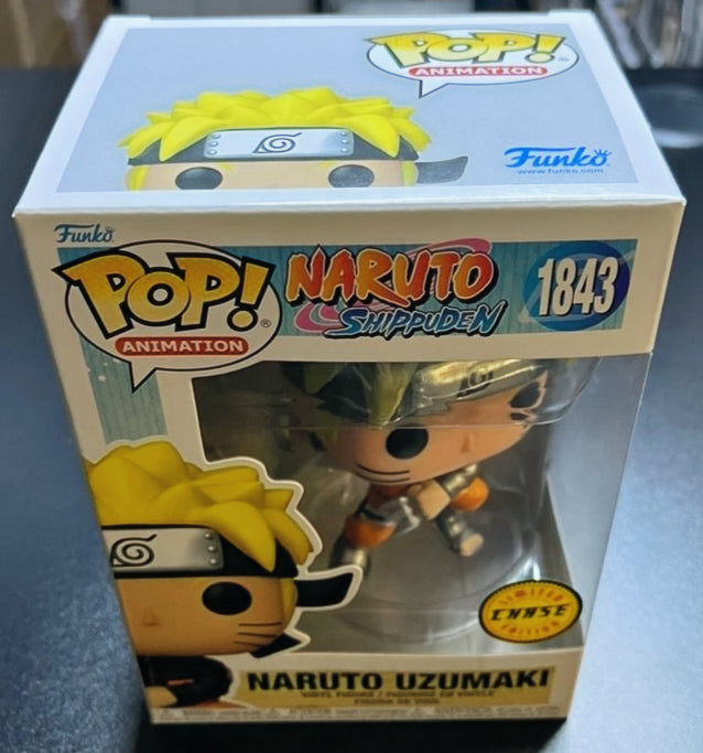 Naruto: Shippuden Naruto Uzumaki with Shuriken Funko Pop! #1843 - CHASE