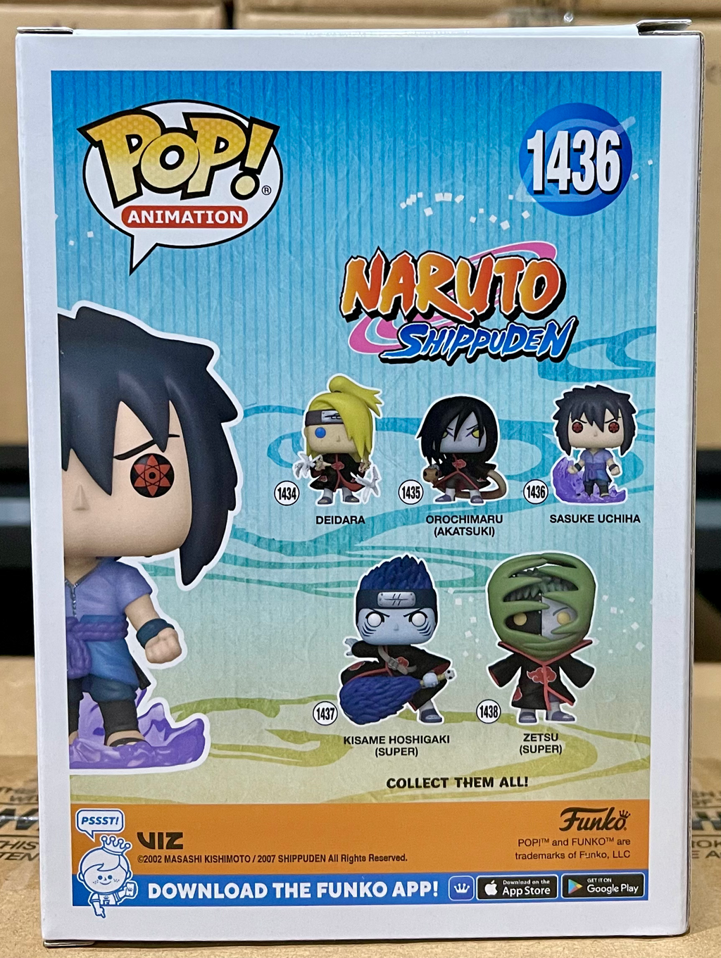 Naruto: Shippuden Sasuke Uchiha Funko Pop! Vinyl Figure #1436