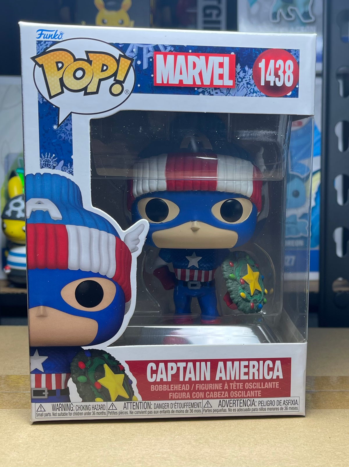 Marvel Holiday Captain America Funko Pop! Vinyl Figure #1438