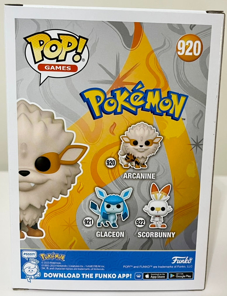 Pokemon Arcanine Funko Pop! Vinyl Figure #920
