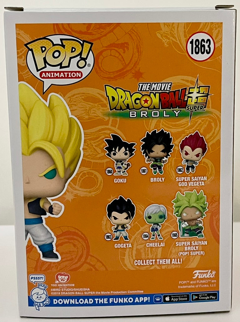 Dragon Ball Super: Broly Gogeta Funko Pop! Vinyl Figure #1863 - CHASE