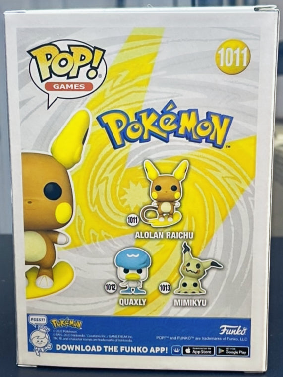 Pokemon Alolan Raichu Funko Pop! Vinyl Figure #1011