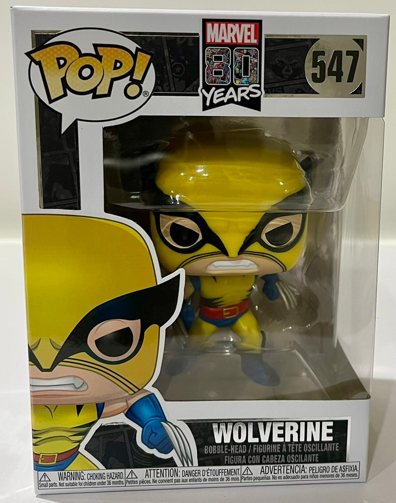 Marvel 80th First Appearance Wolverine Funko Pop! Vinyl Figure #547