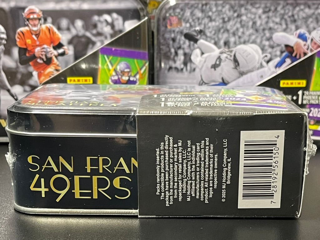 Christian McCaffrey '25 NFL MJ Holding TIN (Includes 2023-24 Panini Packs)