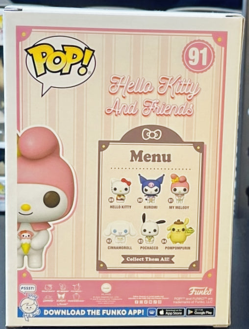 Hello Kitty and Friends My Melody with Dessert Funko Pop! Vinyl Figure #91