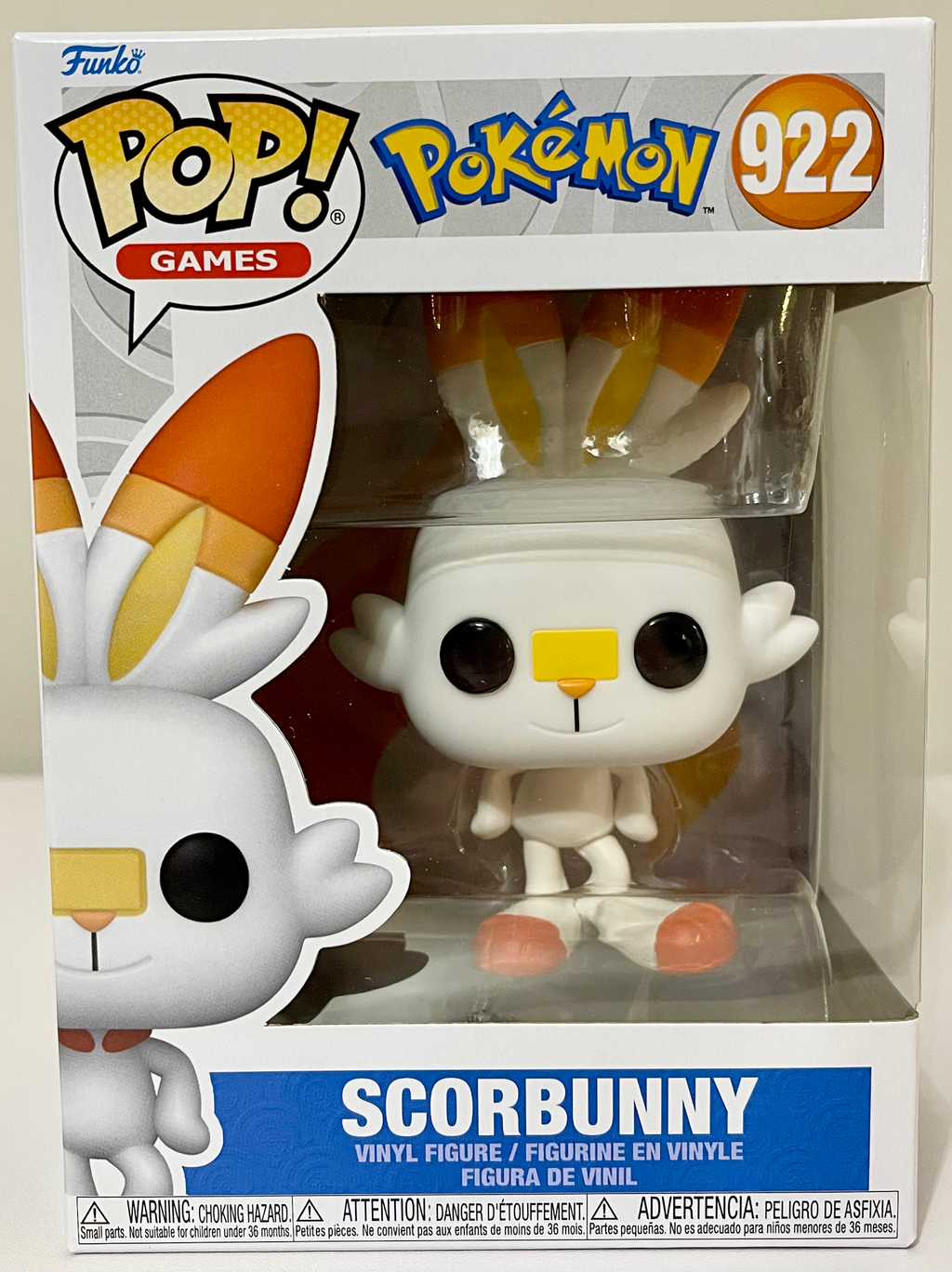 Pokémon Scorbunny Funko Pop! Vinyl Figure #922