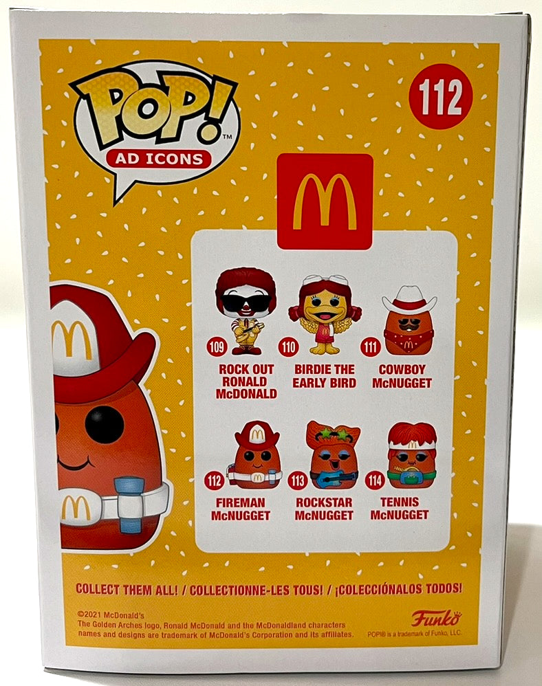 McDonald's - Fireman McNugget Funko Pop! Vinyl Figure #112