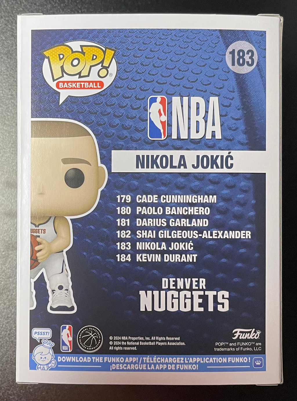 Nikola Jokic Funko Pop! #183 NBA Denver Nuggets