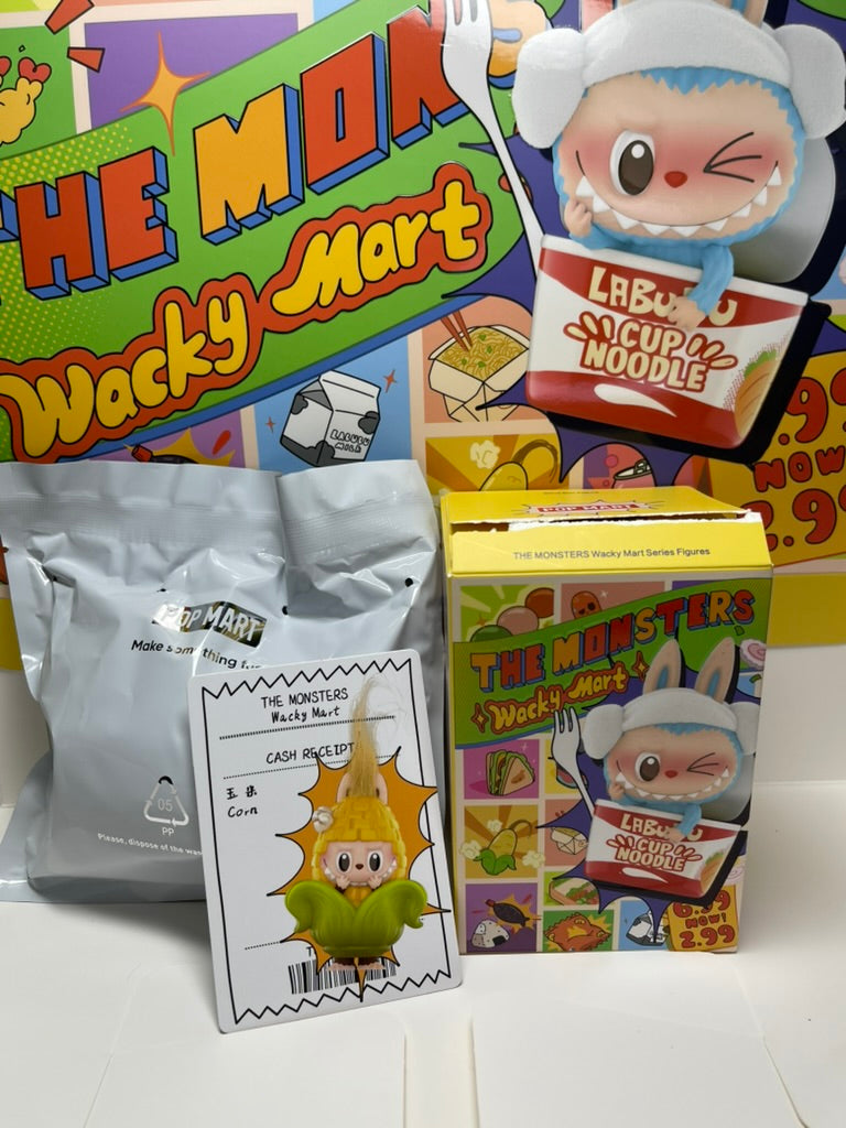 Pop Mart Labubu THE MONSTERS Wacky Mart Series Figures - Opened Box/Sealed Bag