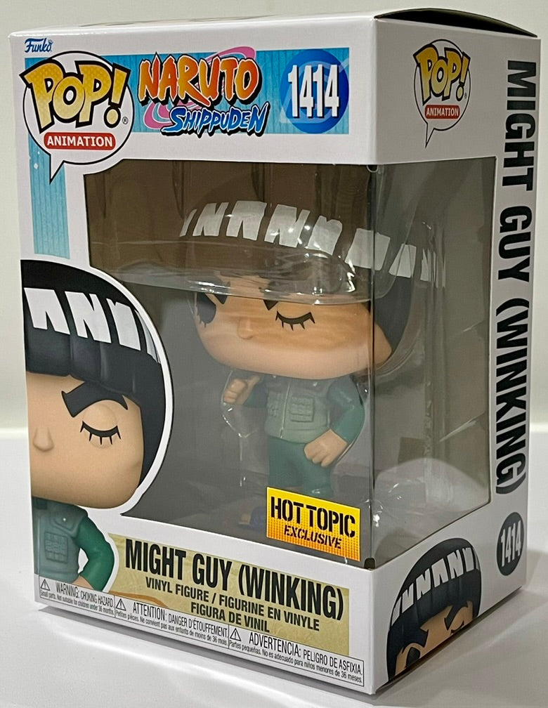 Might Guy (Winking) Funko Pop! Vinyl Figure #1414 (Hot Topic Exclusive)