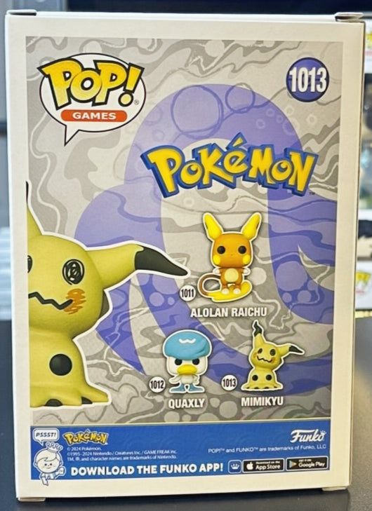 Pokemon Mimikyu Funko Pop! Vinyl Figure #1013