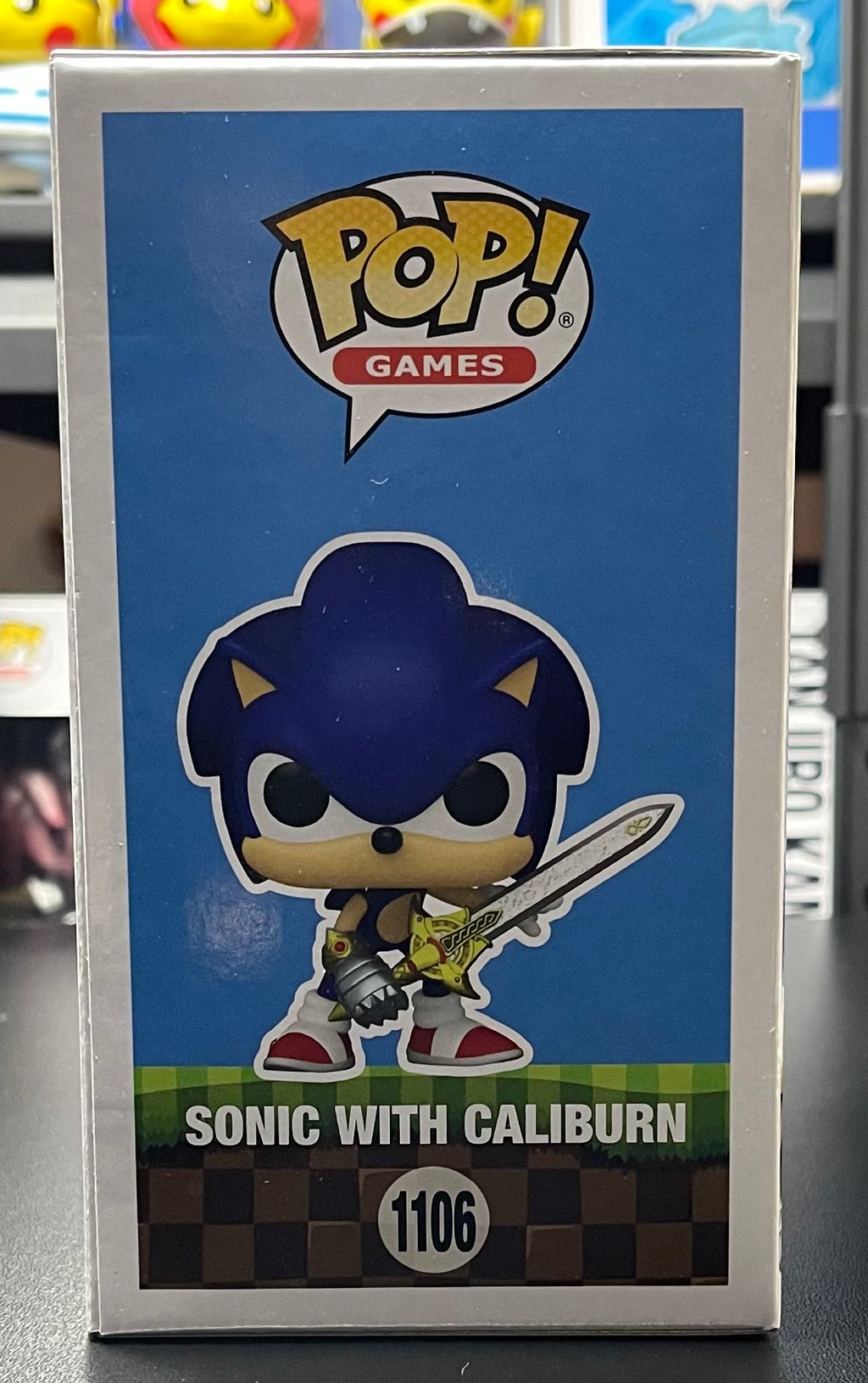 Sonic with Caliburn Funko Pop!  #1106 – Sonic the Hedgehog