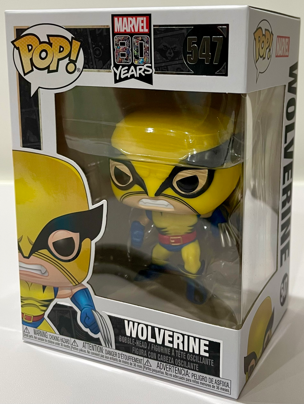 Marvel 80th First Appearance Wolverine Funko Pop! Vinyl Figure #547