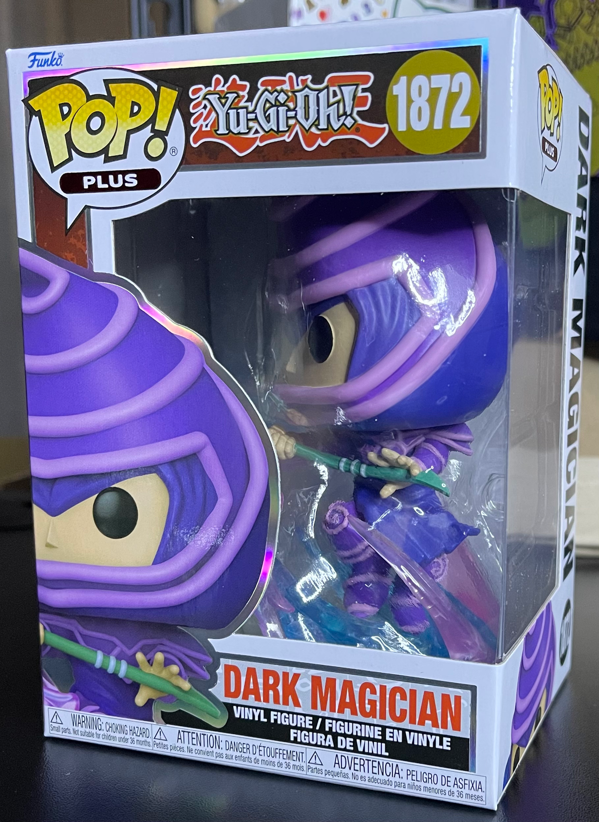 Funko Pop Plus: Yu-Gi-Oh! - Dark Magician (Attack Mode) - Vinyl Figure - #1872