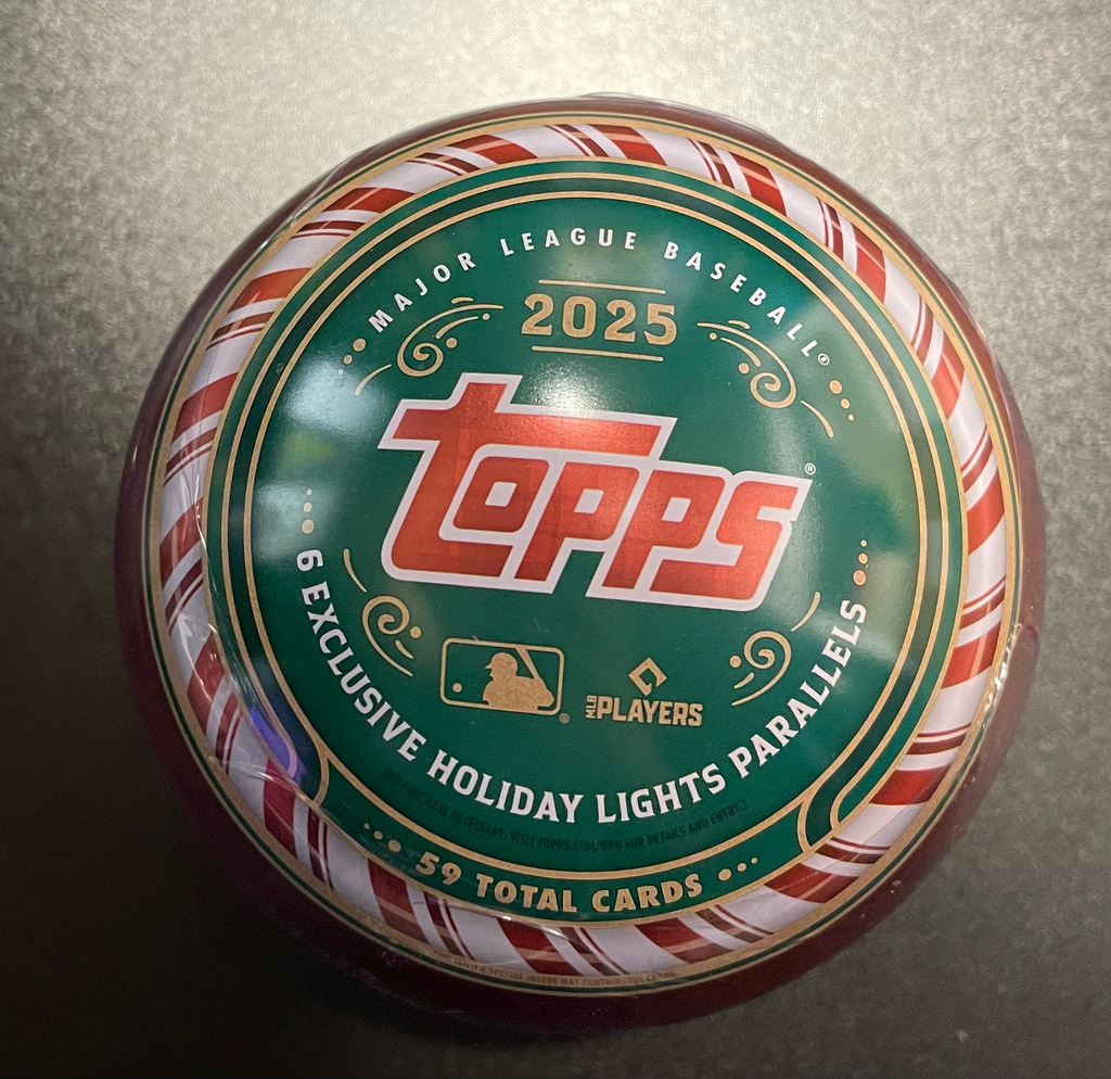 Topps Holiday Baseball Collector’s Tin 2025 – MLB Trading Cards
