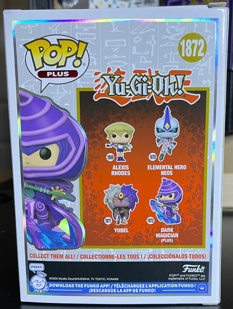 Funko Pop Plus: Yu-Gi-Oh! - Dark Magician (Attack Mode) - Vinyl Figure - #1872