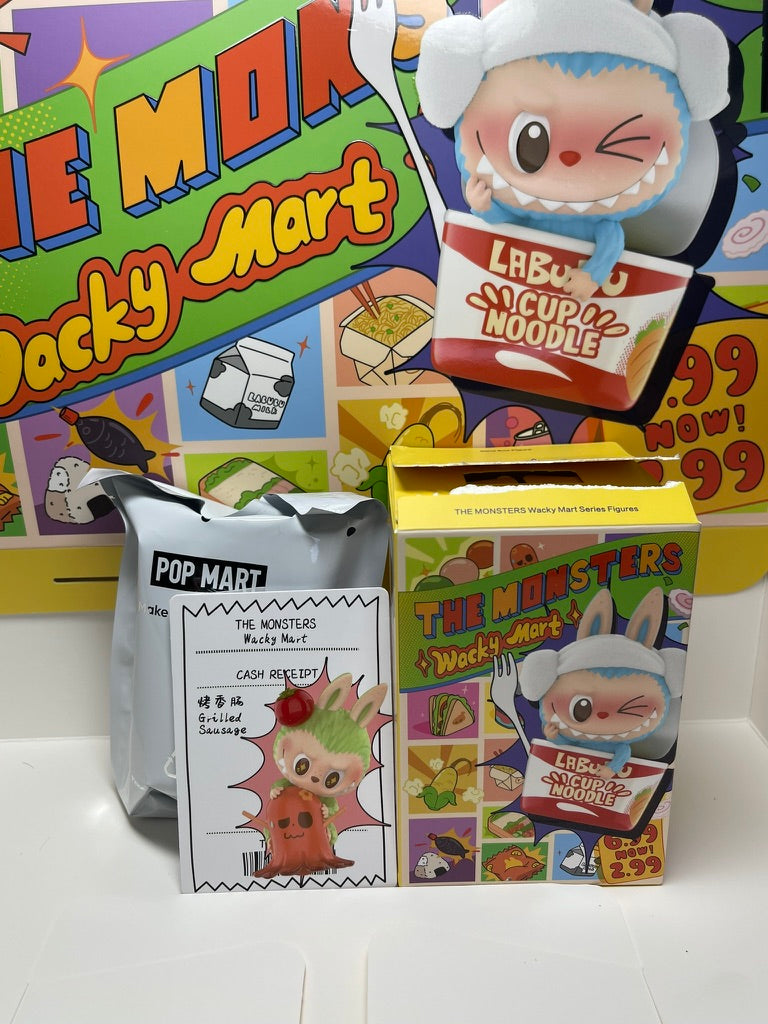 Pop Mart Labubu THE MONSTERS Wacky Mart Series Figures - Opened Box/Sealed Bag