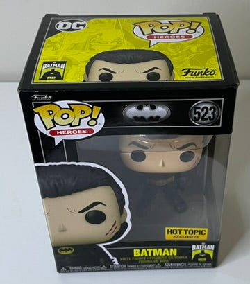 Batman (Unmasked) Funko Pop! Vinyl Figure #523 – Hot Topic Exclusive