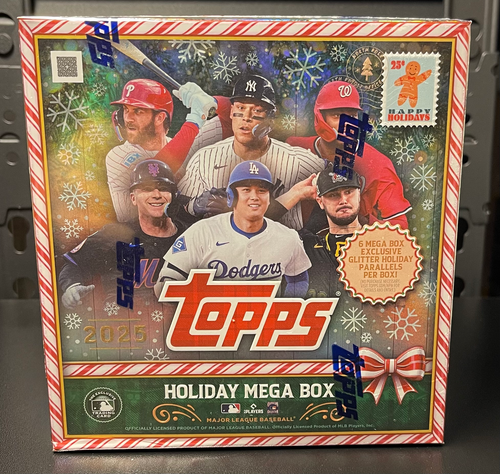 2025 Topps Holiday Baseball Mega Box - MLB Trading Cards