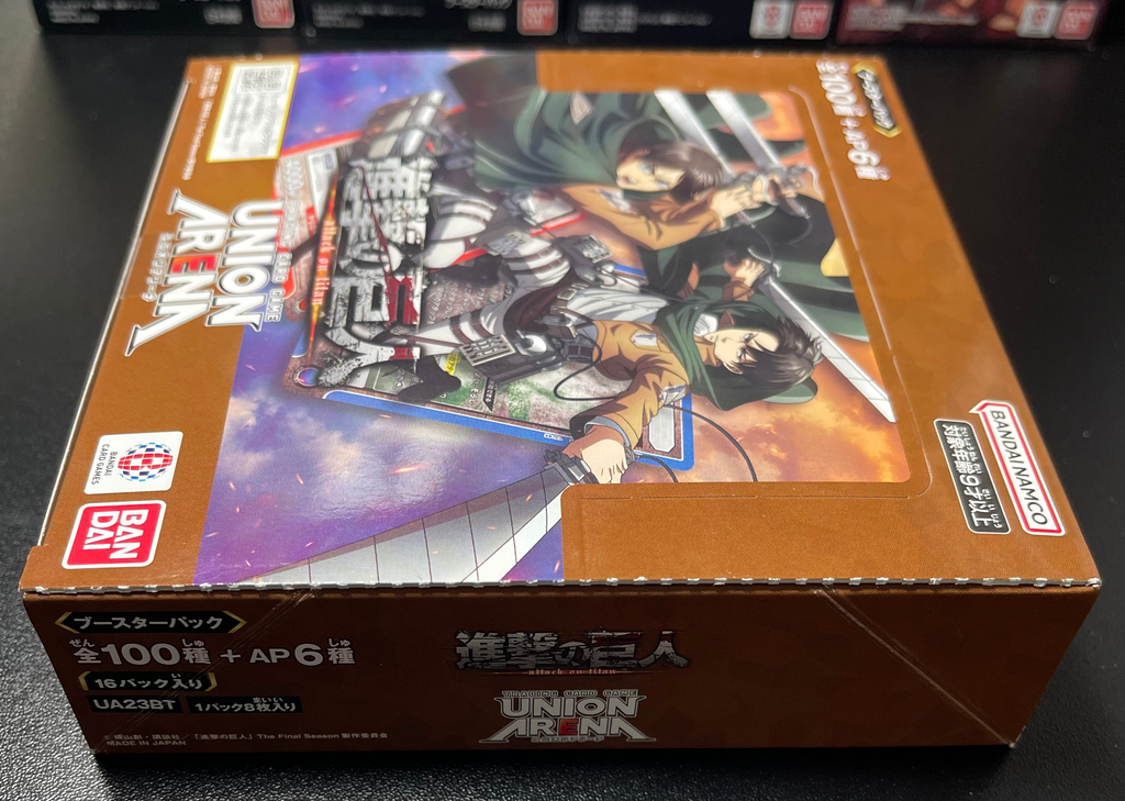 Union Arena Attack on Titan UA23BT Booster Box Japanese