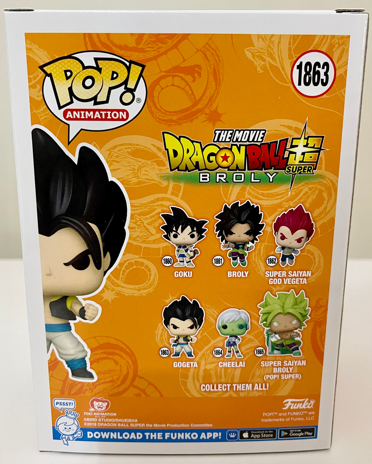 Dragon Ball Super: Broly Gogeta Funko Pop! Vinyl Figure #1863