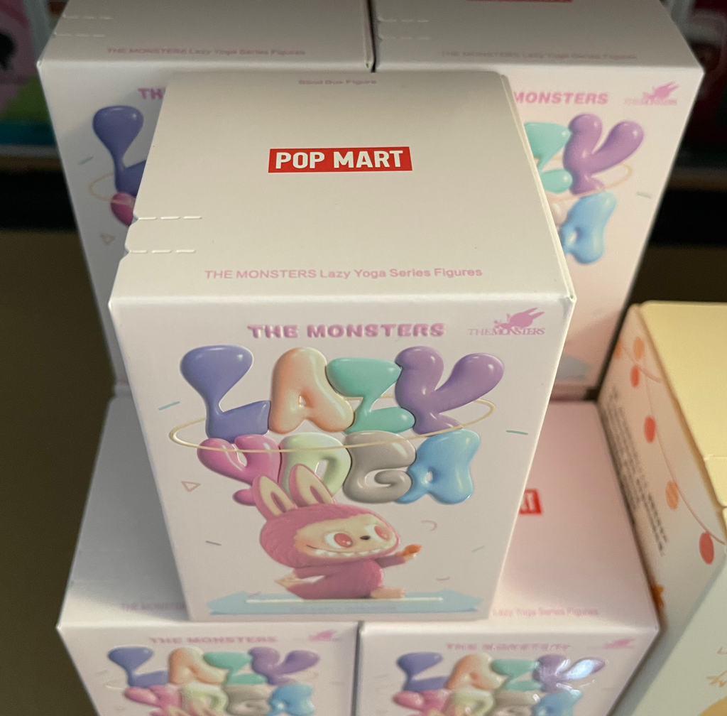 POP MART Labubu The Monsters Lazy Yoga Series Vinyl Figure – Blind Box