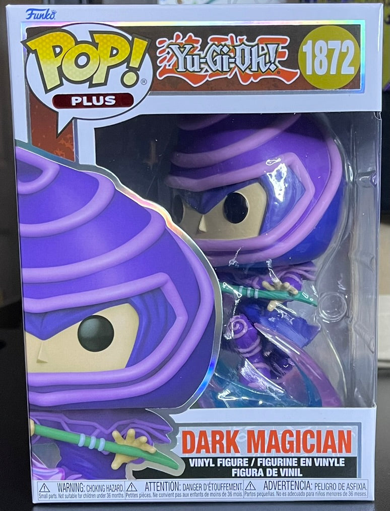 Funko Pop Plus: Yu-Gi-Oh! - Dark Magician (Attack Mode) - Vinyl Figure - #1872