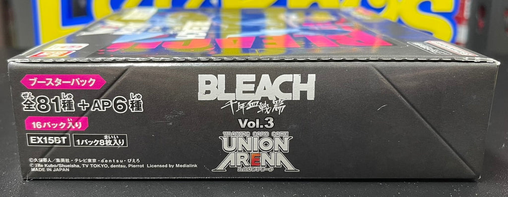 Union Arena BLEACH EX15BT Booster Box Japanese