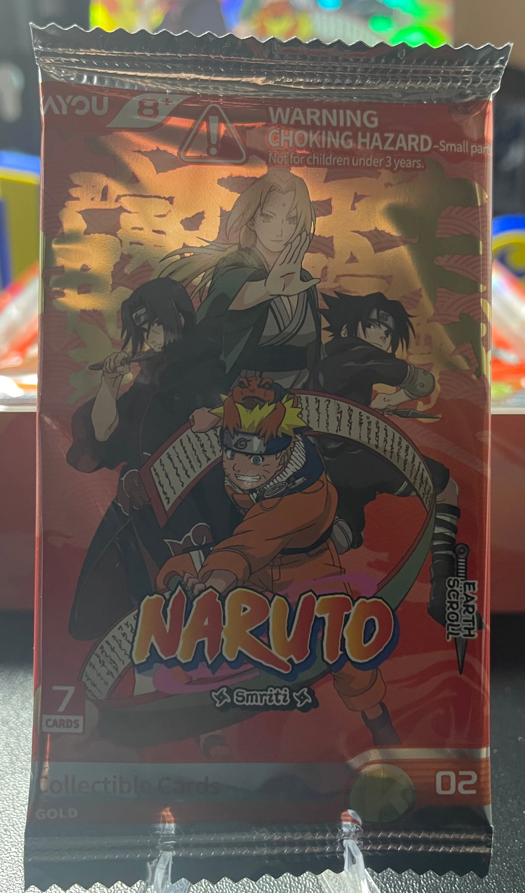 Naruto Smriti Earth Scroll Series 2 Collectible Card - Booster Pack