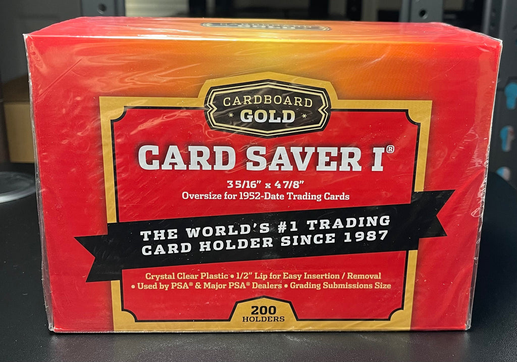 Cardboard Gold Card Saver 1 – 200ct Box | CBG Semi-Rigid Holders