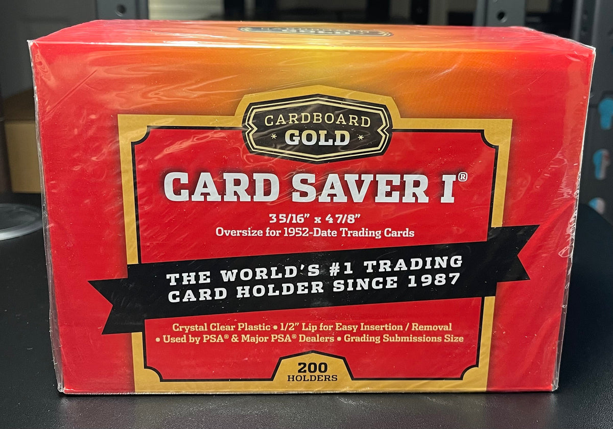 Cardboard Gold Card Saver 1 – 200ct Box | CBG Semi-Rigid Holders