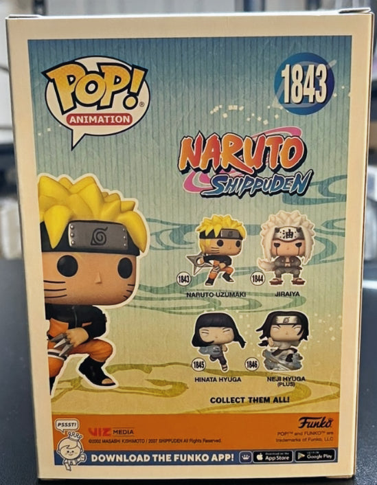 Naruto: Shippuden Naruto Uzumaki with Shuriken Funko Pop! Vinyl Figure #1843