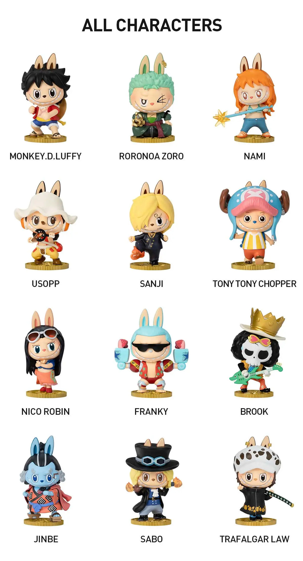 Pop Mart THE MONSTERS One Piece Series – Blind Box Figure
