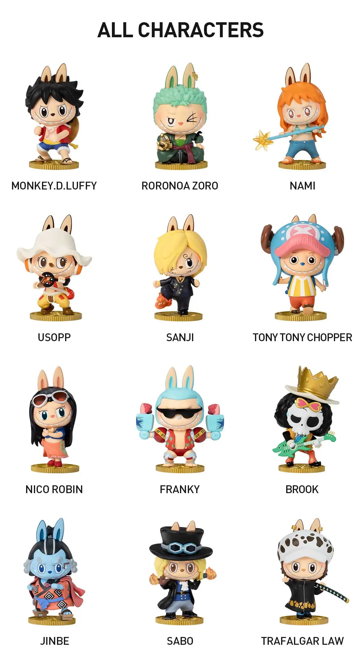 Pop Mart THE MONSTERS One Piece Series – Blind Box Figure