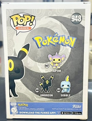 Pokemon Umbreon Funko Pop! Vinyl Figure #948