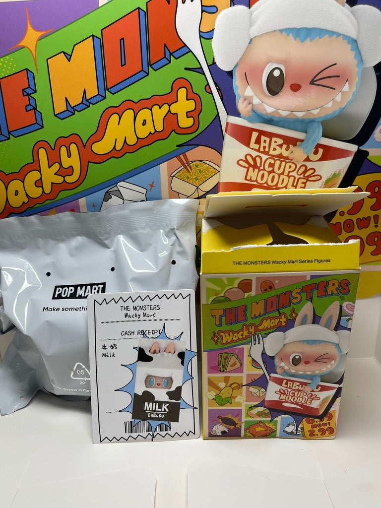 Pop Mart Labubu THE MONSTERS Wacky Mart Series Figures - Opened Box/Sealed Bag