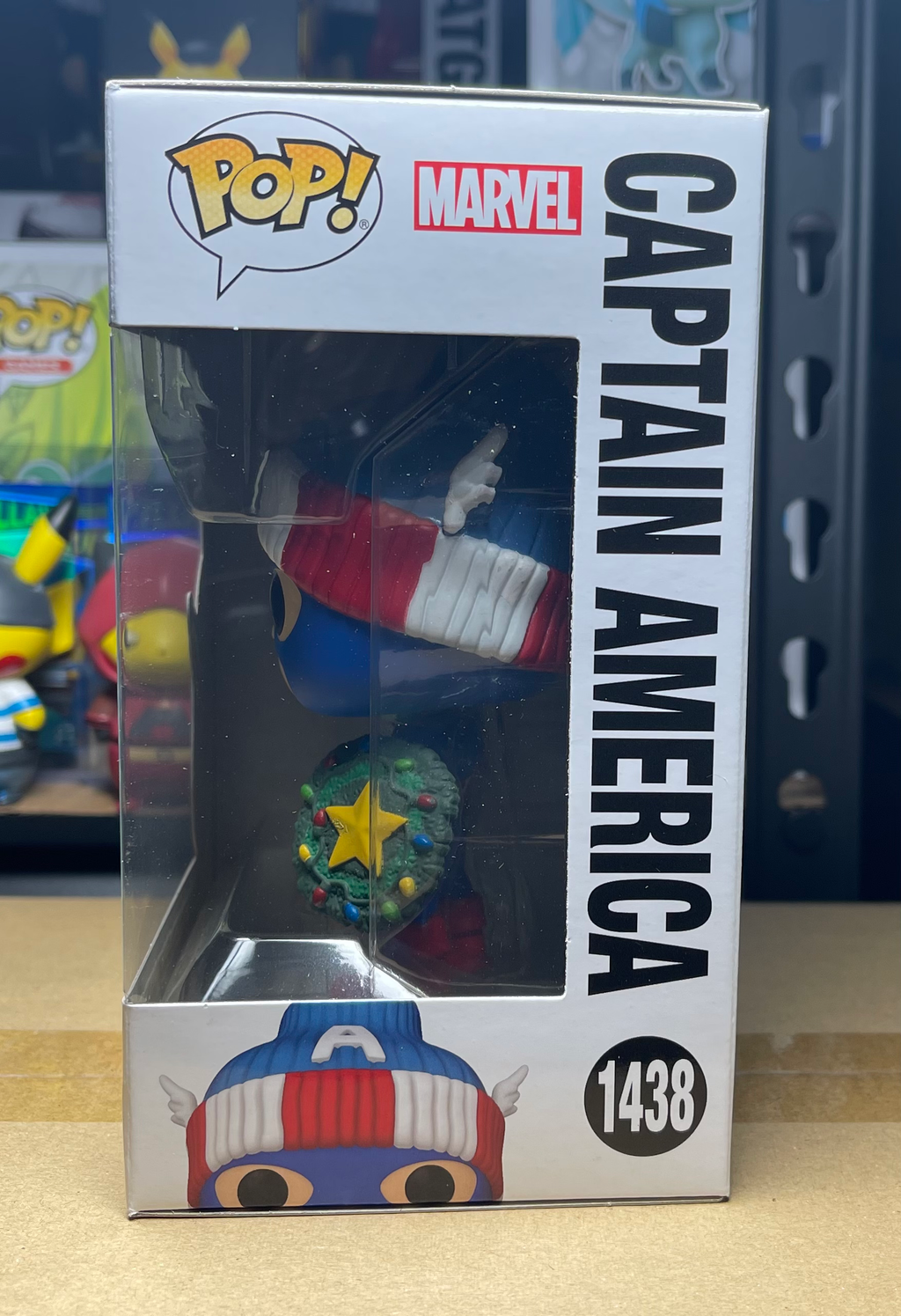 Marvel Holiday Captain America Funko Pop! Vinyl Figure #1438