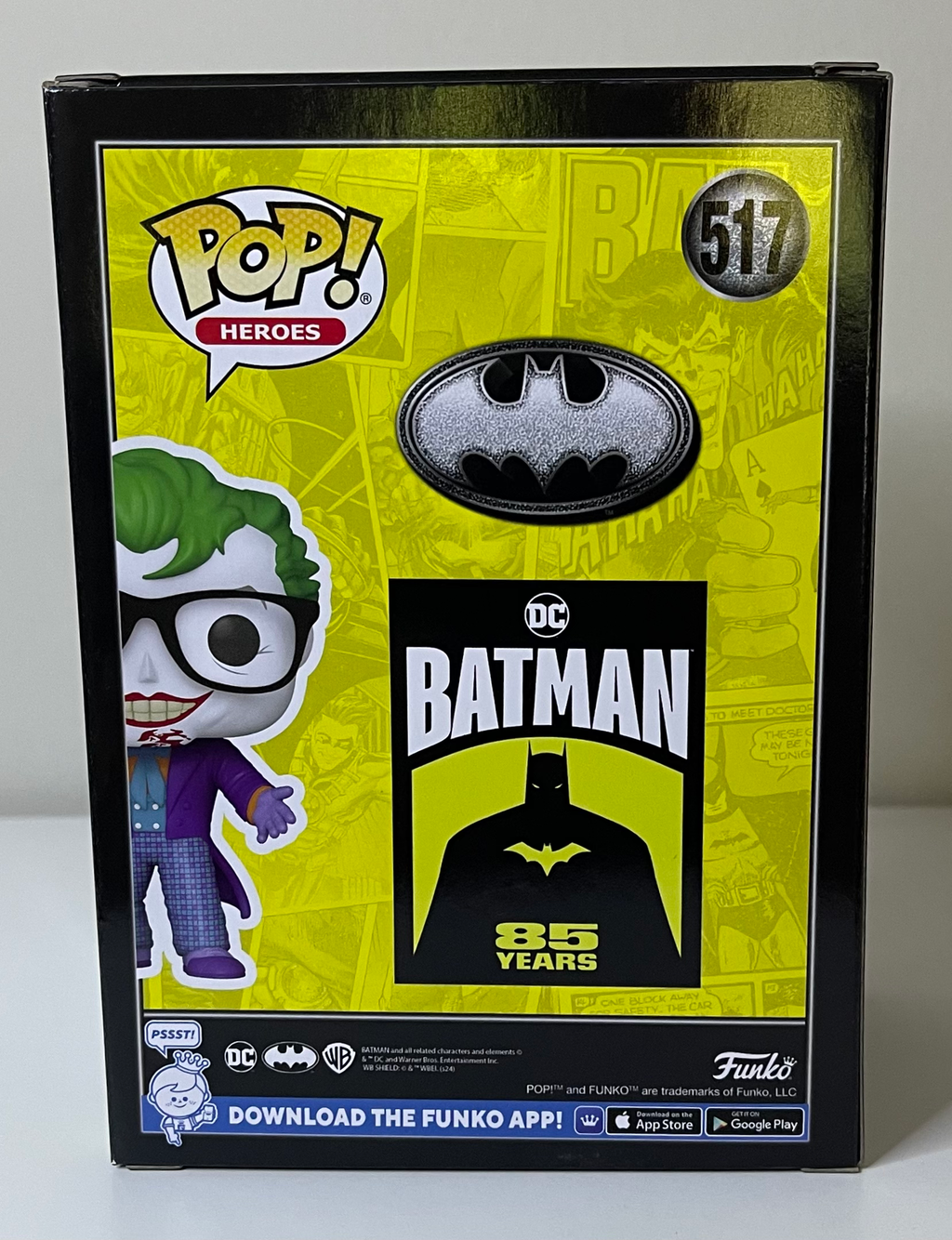 DC Comics The Joker with Teeth Funko Pop! Vinyl Figure #517