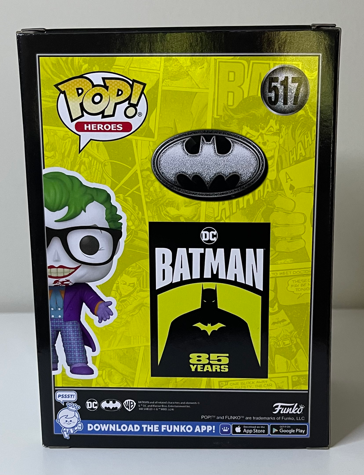 DC Comics The Joker with Teeth Funko Pop! Vinyl Figure #517