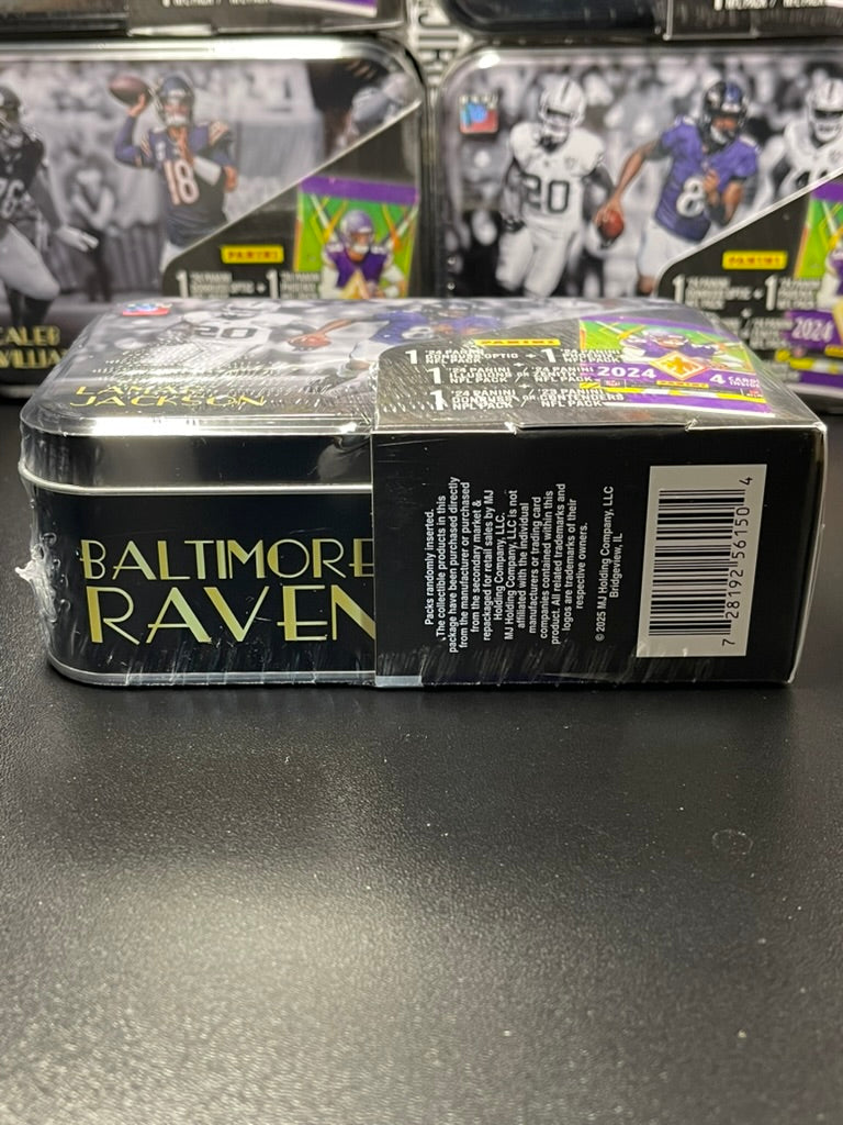 Lamar Jackson '25 NFL MJ Holding TIN (Includes 2023-24 Panini Packs)