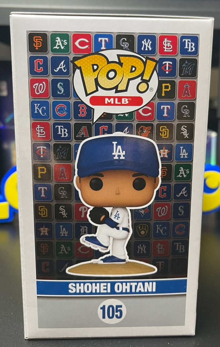 Shohei Ohtani Home Jersey Pitching Funko Pop! #105 MLB Los Angeles Dodgers