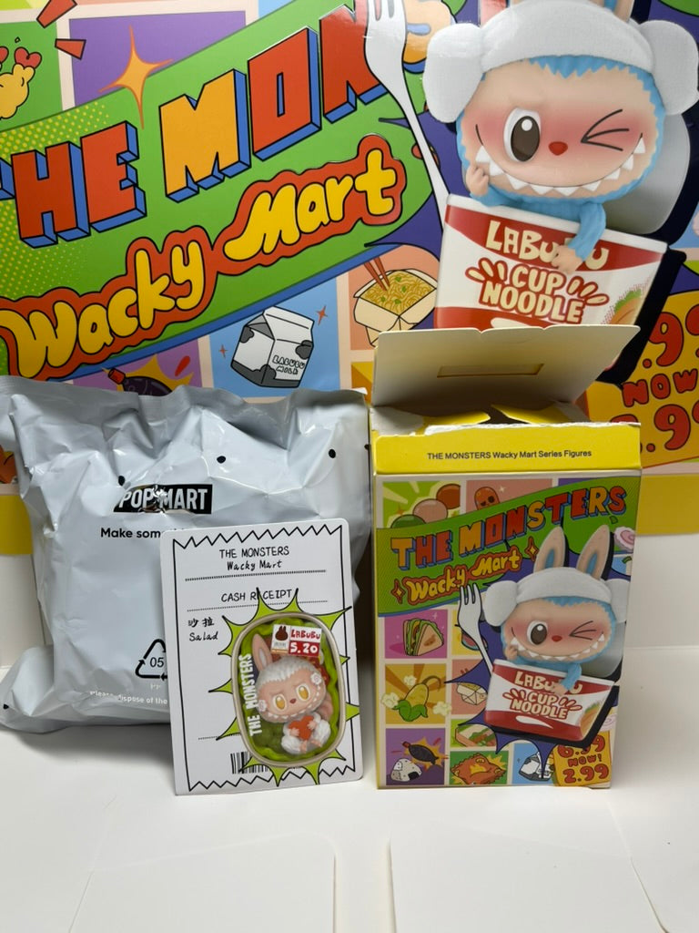 Pop Mart Labubu THE MONSTERS Wacky Mart Series Figures - Opened Box/Sealed Bag