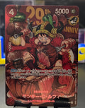 One Piece Card Monkey D. Luffy P-159 29th Anniversary Jump Issue 33 Promo