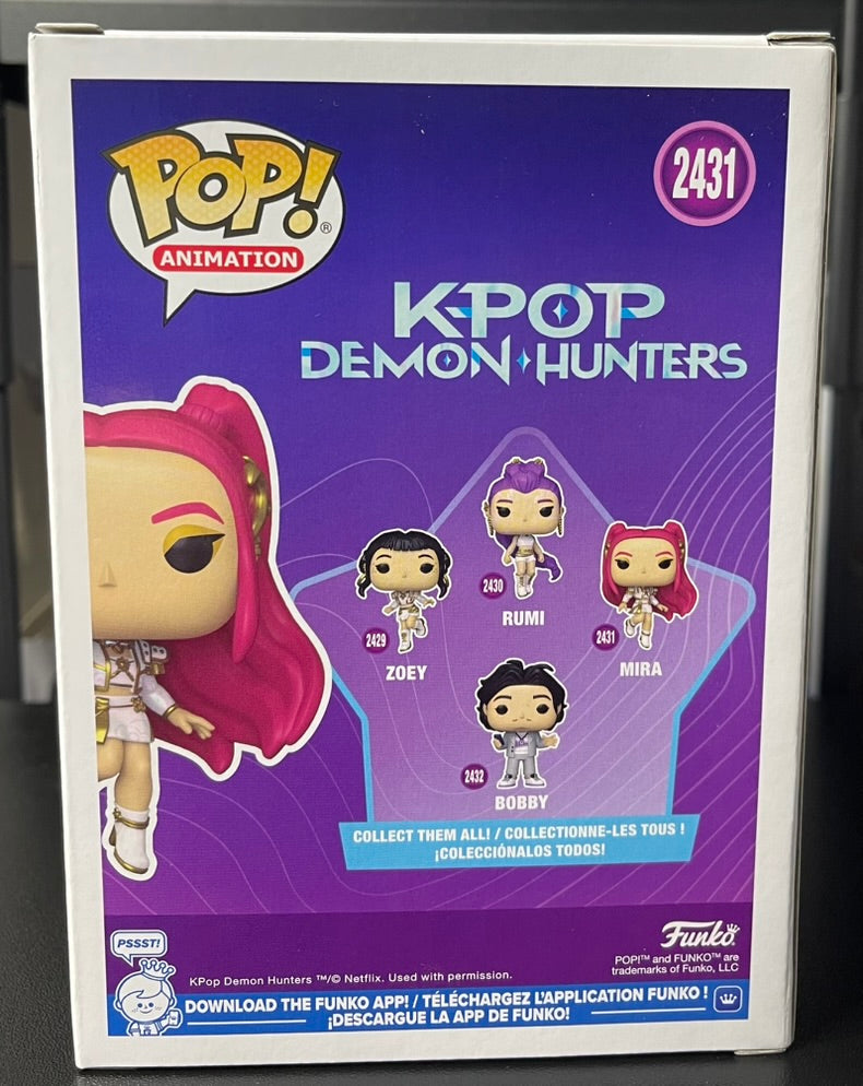 KPop Demon Hunters Mira Funko Pop 2431 Vinyl Figure