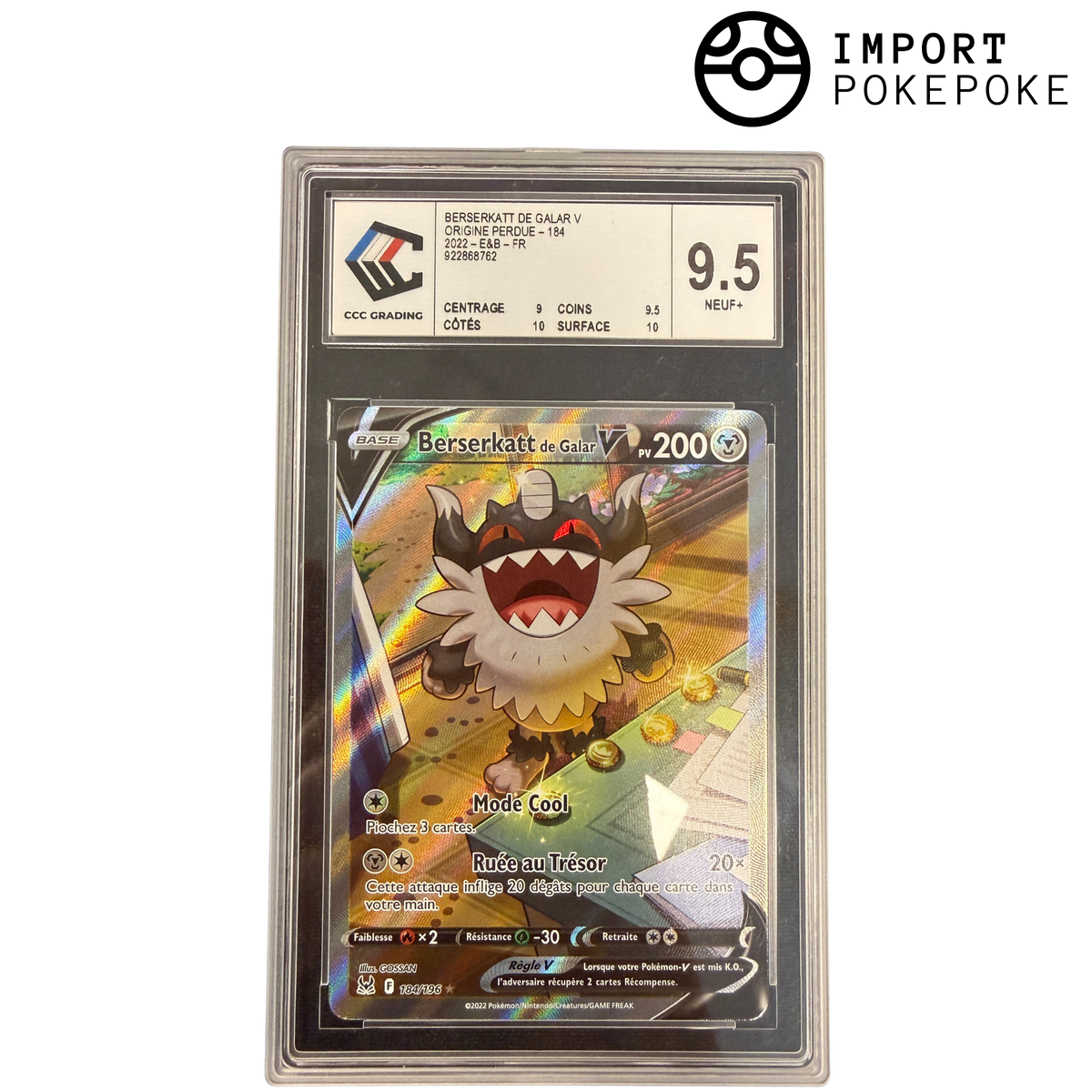 Berserkatt de Galar V 184/196 CCC 9.5