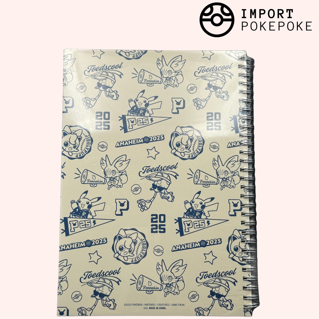 Cahier Pikachu & Co - Anaheim World Championships 2025