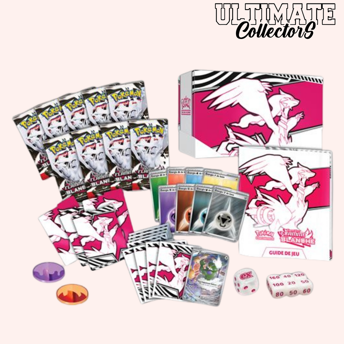 Coffret Dresseur d’Élite (ETB) Pokémon - Flammes Blanches - EV10.5 - Français