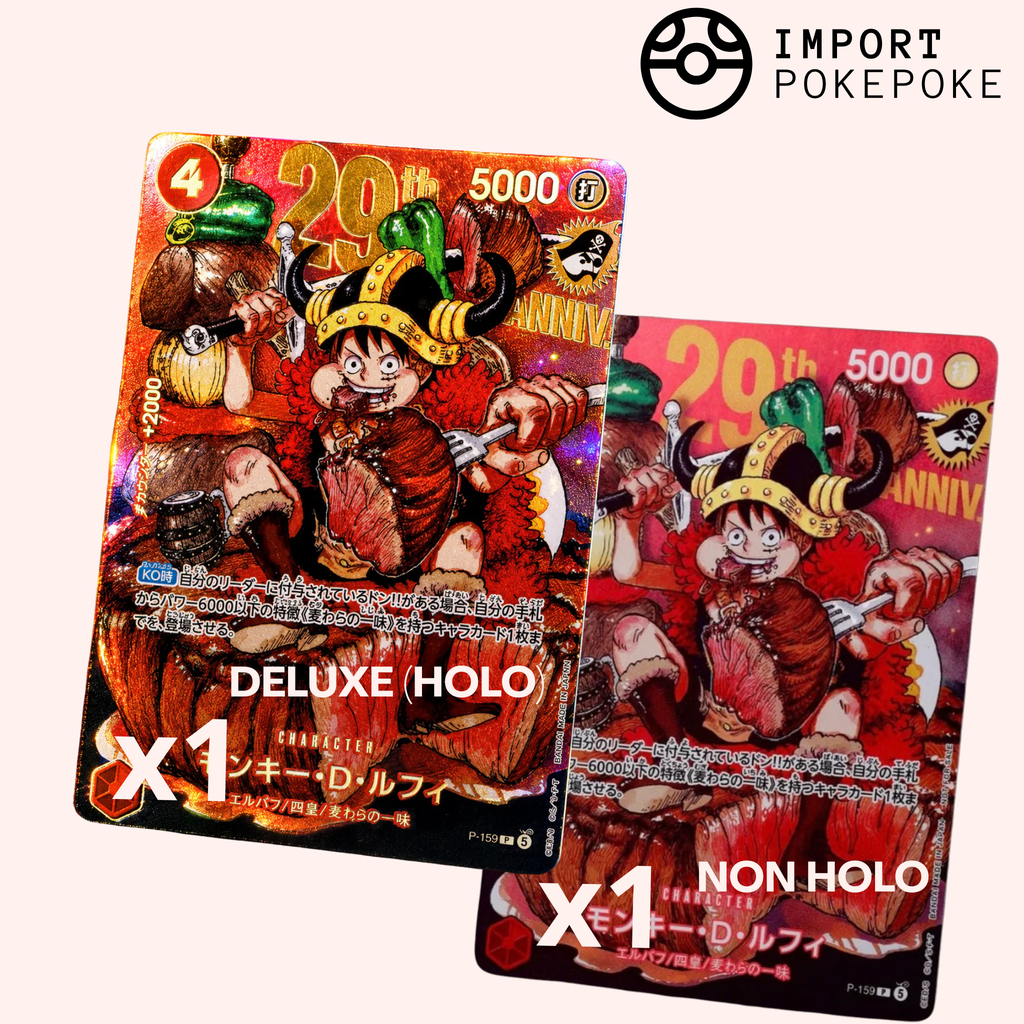 Promo Weekly Shonen Jump (P-159) - Luffy 29th Anniversary - One Piece Card Game